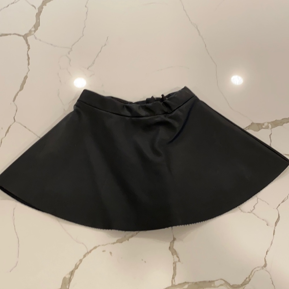 Toddler leather skirt